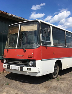 Umbau von Ikarus-Bussen